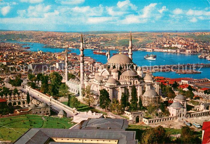 Istanbul Constantinopel Mosque of Soliman and the Golden Horn