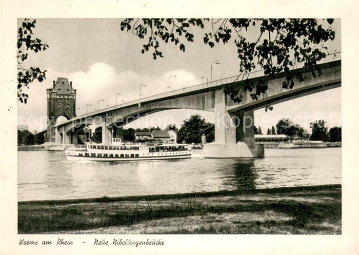 Worms Rhein Neue Nibelungenbruecke