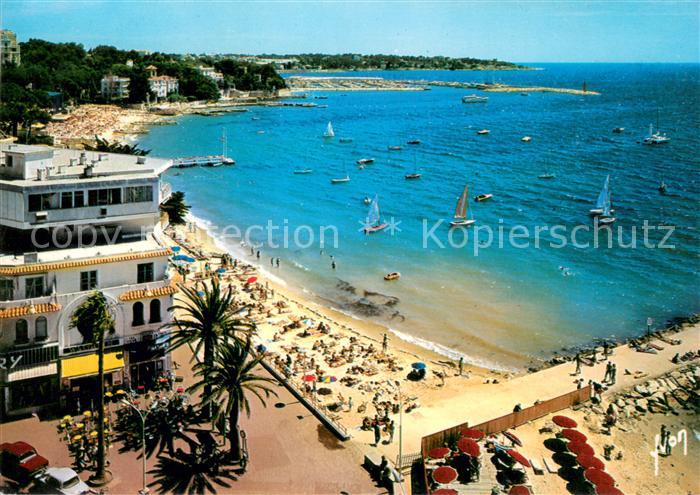 Juan-les-Pins Antibes 06 Vue Generale sur les plage Côte d Azur Collection Coule