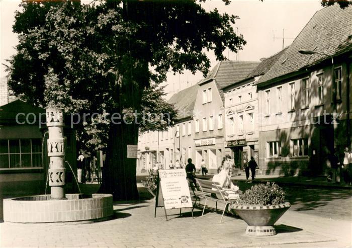 Roebel Mueritz Strasse des Friedens Brunnen