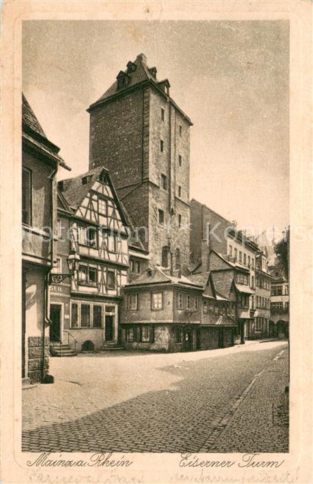 Mainz Rhein Eiserner Turm