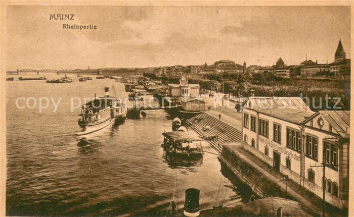 Mainz Rhein Rheinpartie