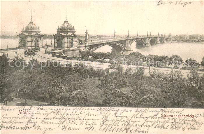 Mainz Rhein Strassenbahnbruecke