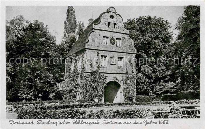 Dortmund Bruenninghausen Rombergscher Schlosspark Torturm