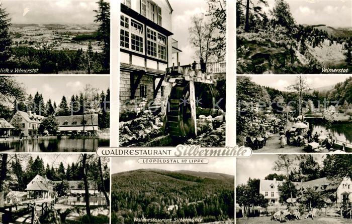 Leopoldstal Lippe Waldrestaurant Silbermuehe Velmerstot Teilansichten