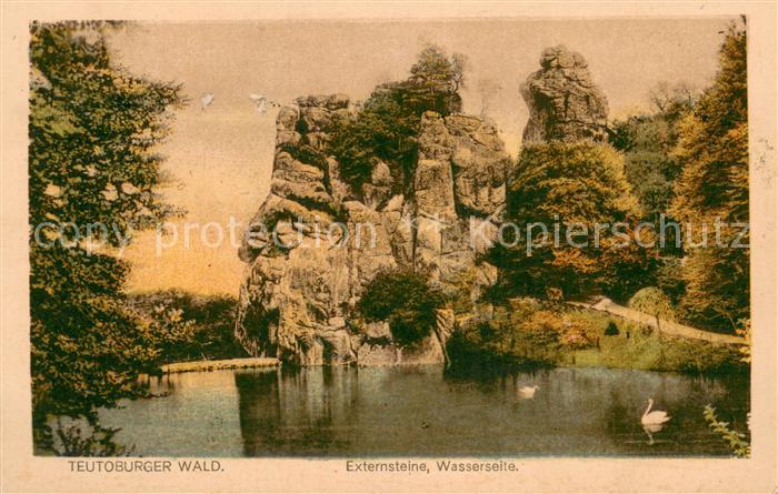 Teutoburgerwald Externsteine Wasserseite