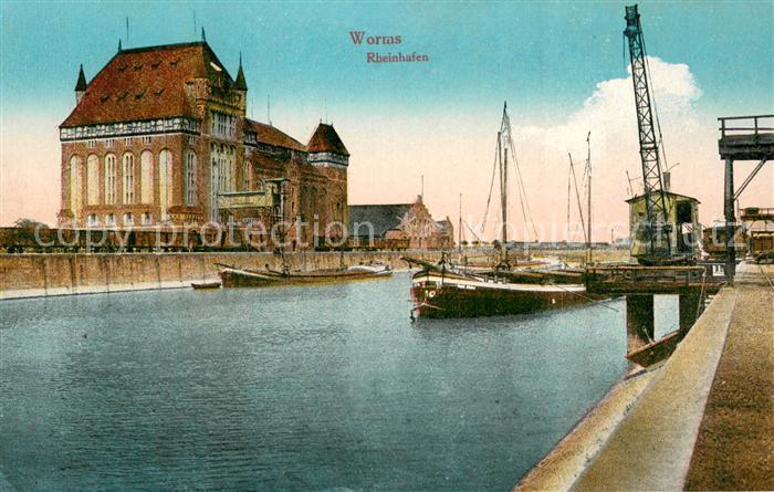 Worms Rhein Rheinhafen