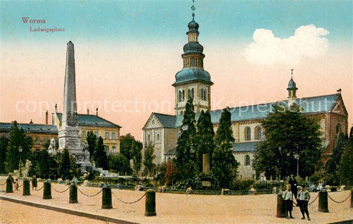 Worms Rhein Ludwigsplatz