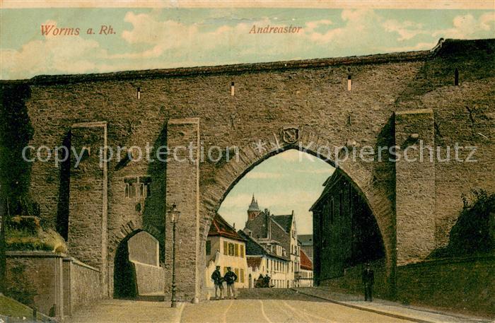 Worms Rhein Andreastor