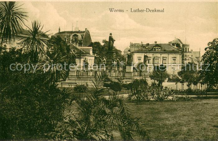 Worms Rhein Luther Denkmal