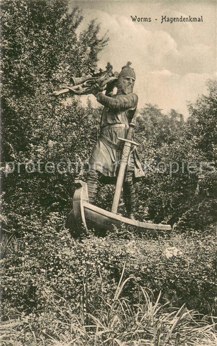 Worms Rhein Hagendenkmal