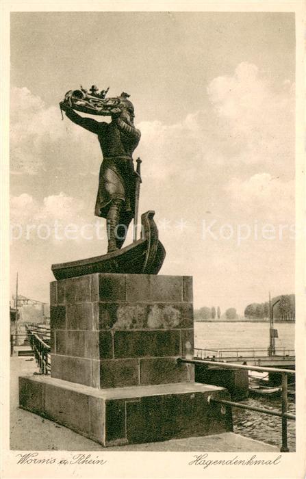 Worms Rhein Hagendenkmal