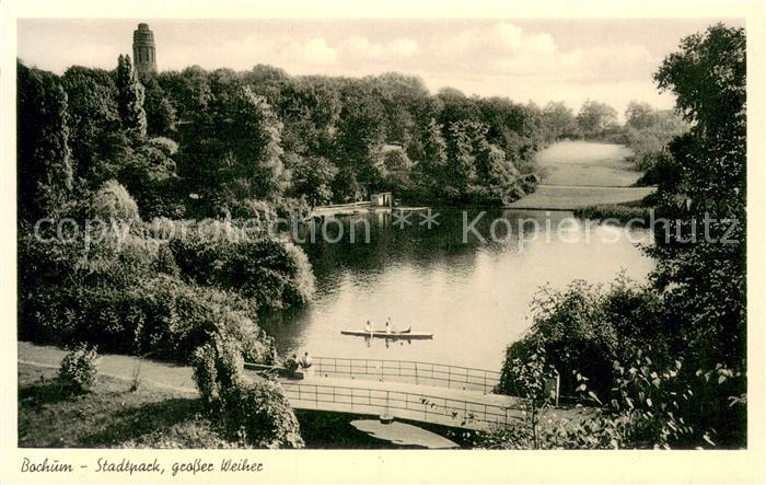 BOCHUM CITY Stadtpark grosser Weiher