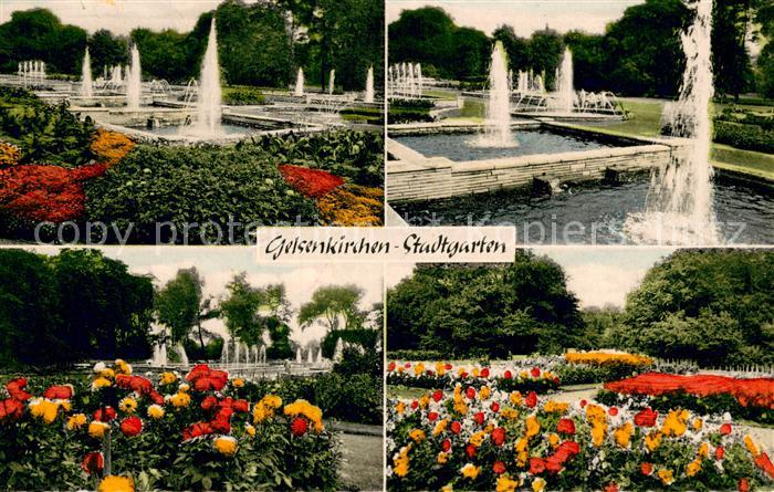 GELSENKIRCHEN NRW Stadtgarten Springbrunnen
