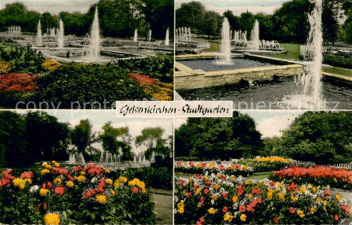 GELSENKIRCHEN NRW Stadtgarten Springbrunnen