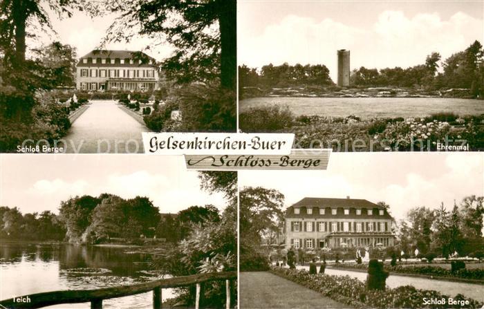 Buer Gelsenkirchen Schloss Berge Ehrenmal Teich