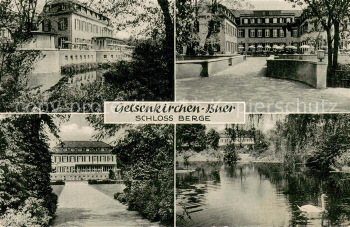 Buer Gelsenkirchen Schloss Berge Eingang Schwanenteich