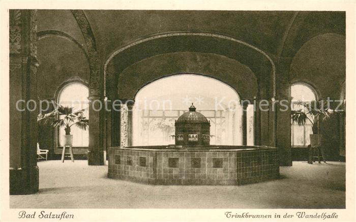 Bad Salzuflen Trinkbrunnen in der Wandelhalle