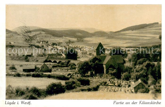 Luedge Panorama mit Kilianskirche