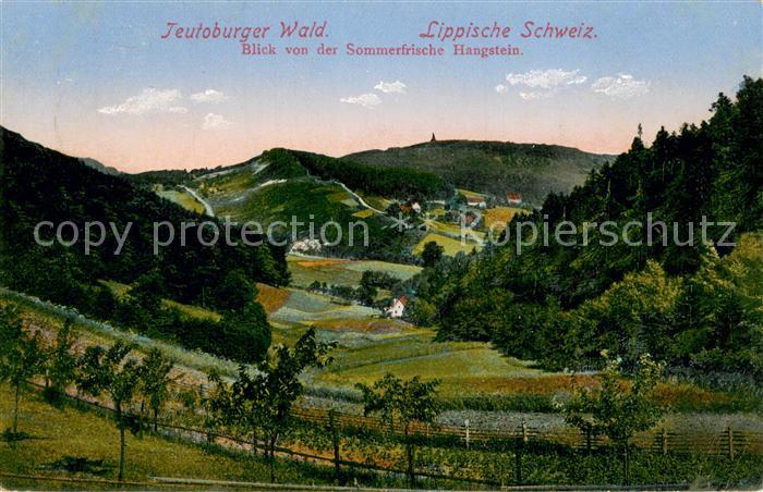 Berlebeck Blick von der Sommerfrische Hangstein