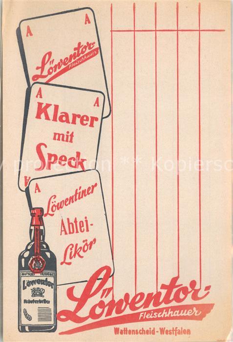 Wattenscheid Brennerei Loewentor Fleischhauer