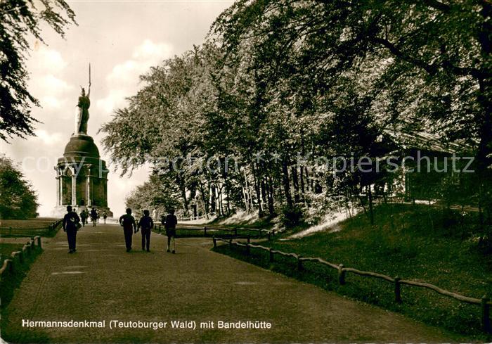 Detmold Hermannsdenkmal mit Bandelhuette