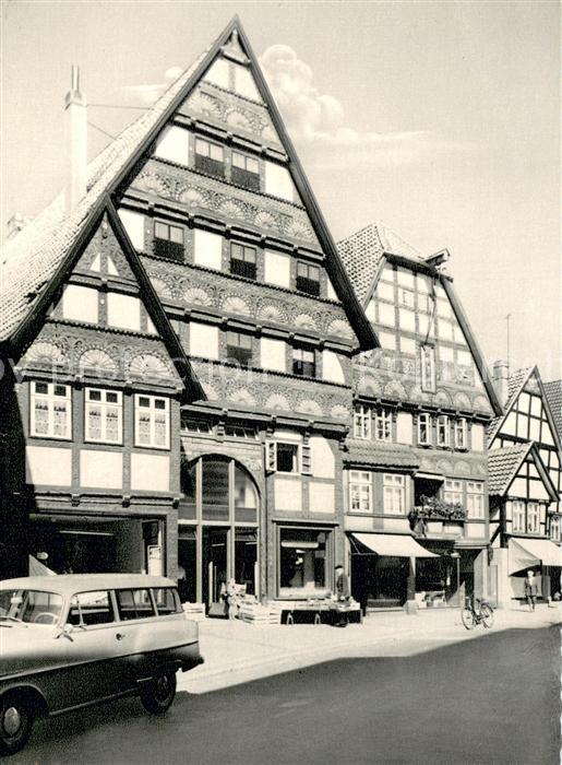 Bad Salzuflen Alte Haeuser in der Langestrasse