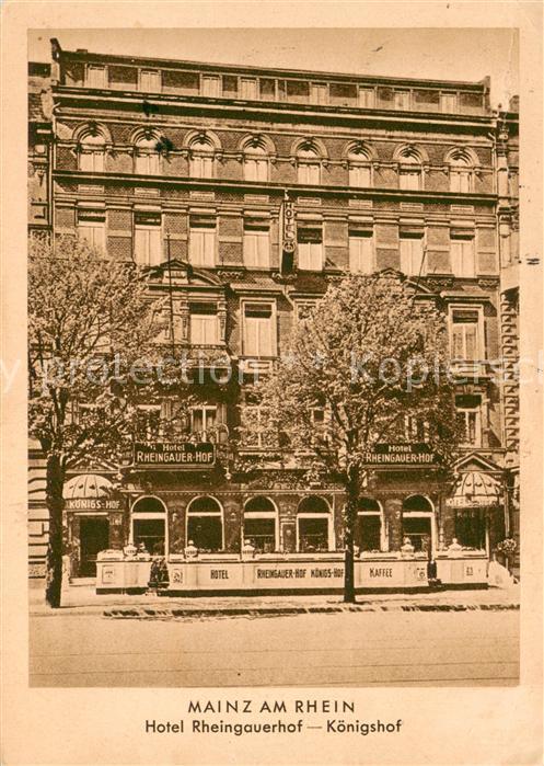 Mainz Rhein Hotel Rheingauerhof Koenigshof