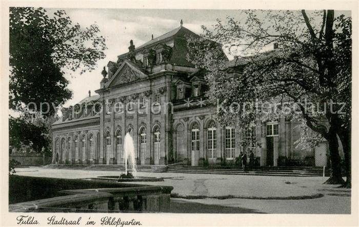 FULDA Hessen Stadtsaal im Schlossgarten