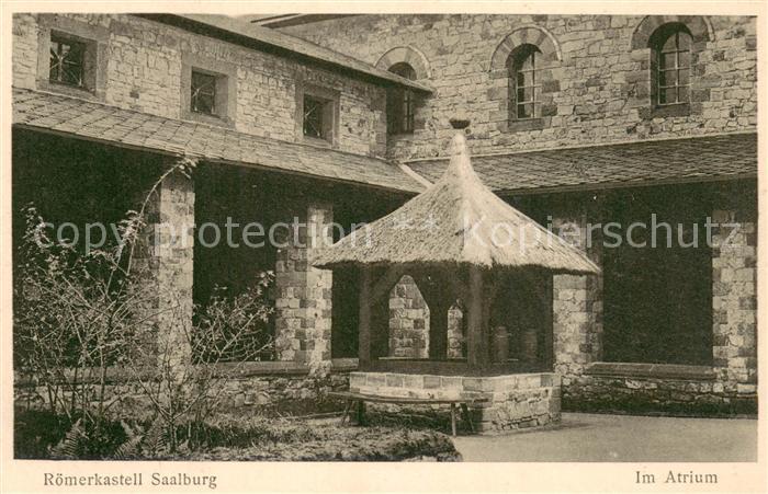 Saalburg Taunus Roemerkastell Atrium