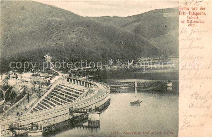 Urfttalsperre Sperrmauer Stausee