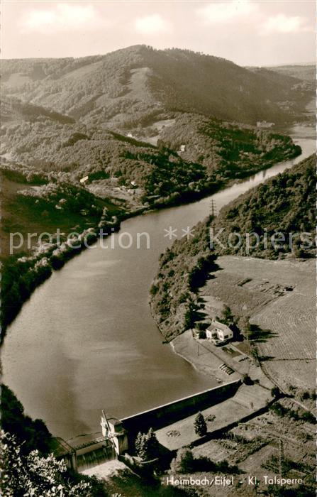 Heimbach Eifel Kleine Talsperre Fliegeraufnahme