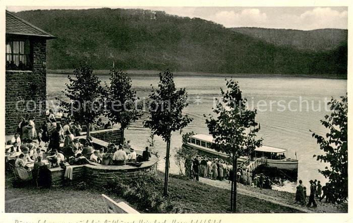 Heimbach Eifel Gaststaette Restaurant Rursee Schwammenauel Fahrgastschiff