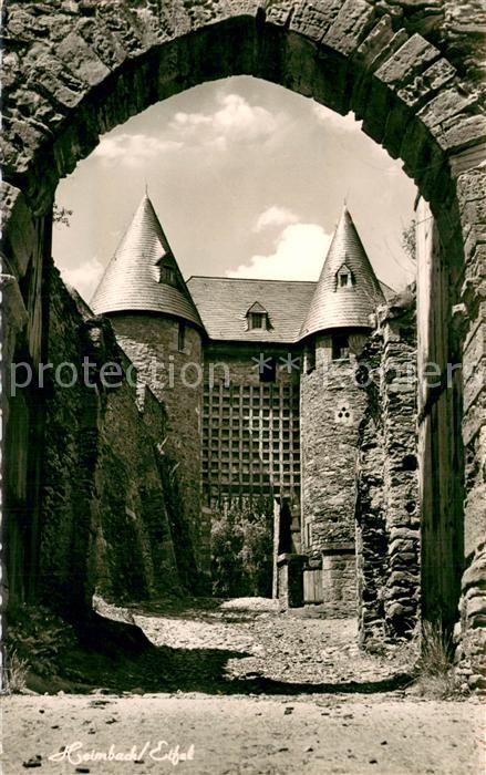 Heimbach Eifel Aufgang zur Burg Hengebach