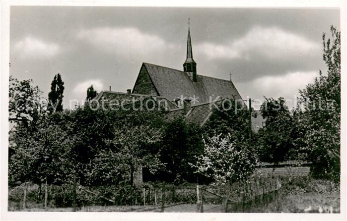 Marienthal Hamminkeln Obstbaumwiese Blick zur Kirche