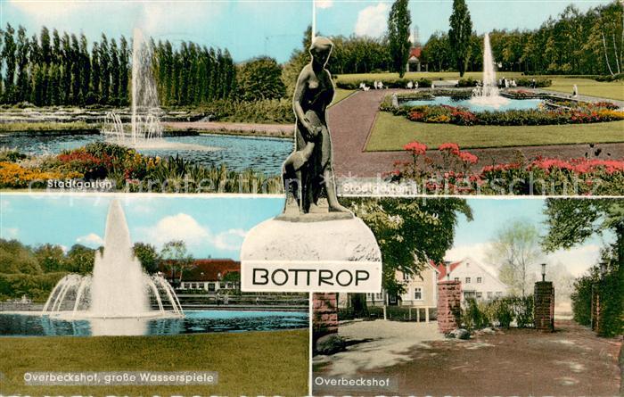 Bottrop Stadtgarten Wasserspiele Overbeckshof Statue