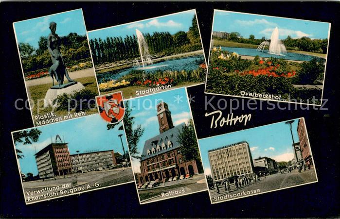 Bottrop Plastik Stadtgarten Overbeckshof Wasserspiele Rheinstahl Bergbau AG Rath