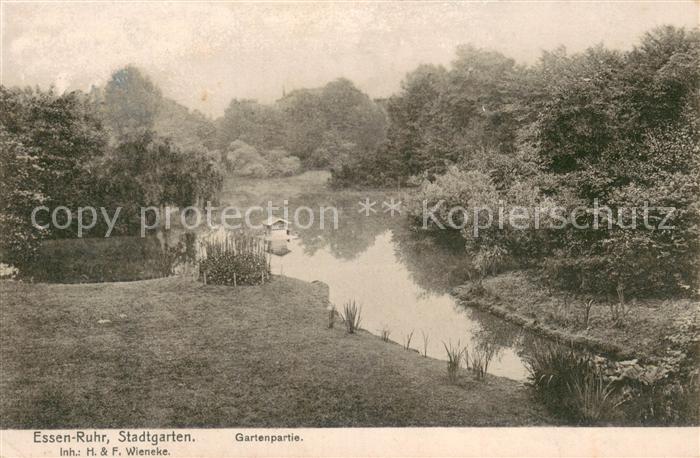 Essen Ruhr Partie im Stadtgarten
