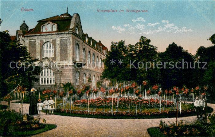 Essen Ruhr Rosenplatz im Stadtgarten