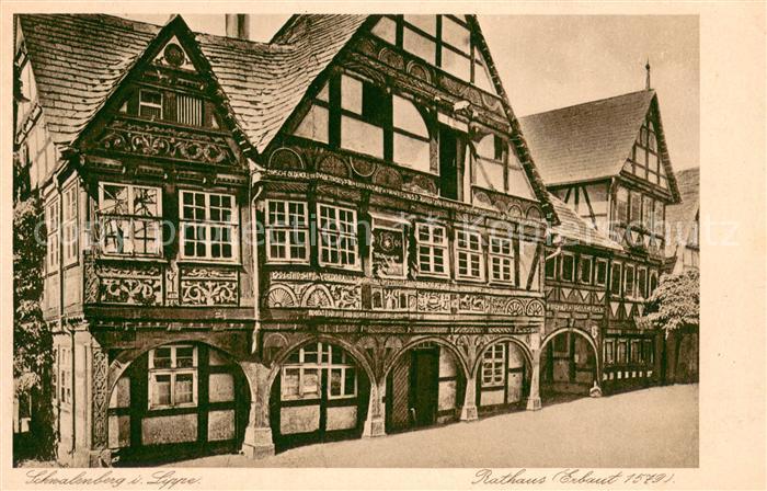 Schwalenberg Rathaus 16. Jhdt. Historisches Gebaeude
