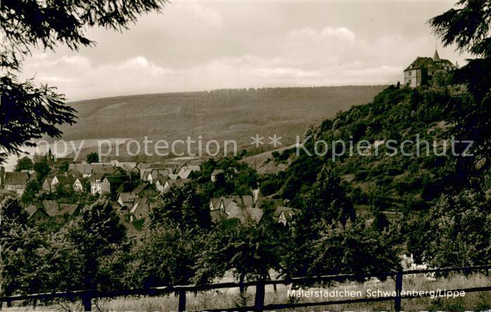 Schwalenberg Panorama mit Blick zur Burg