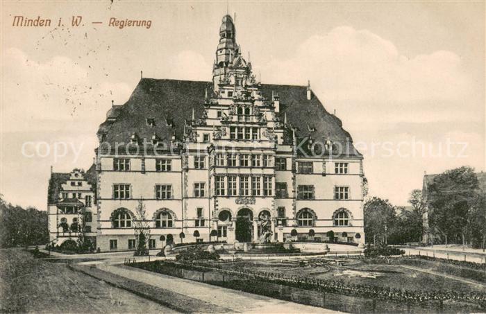 Minden Westfalen Regierungsgebaeude Feldpost