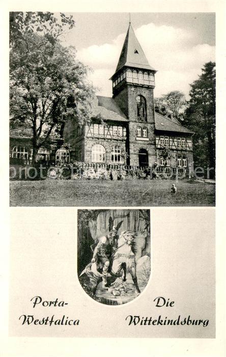 Porta Westfalica Wittekindsburg Wappen