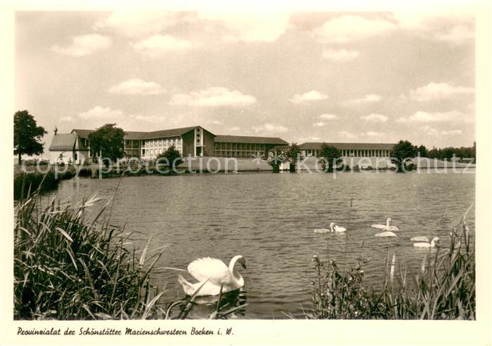 Borken Westfalen Provinzialat der Schoenstaetter Marienschwestern Schwanenteich