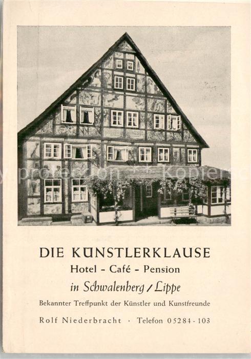Schwalenberg Hotel Cafe Pension Die Kuenstlerklause