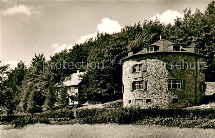 Poppenhausen Rhoen Fuldahuette mit Jugendheim Maulkuppe Serie Schoenes Deutschla