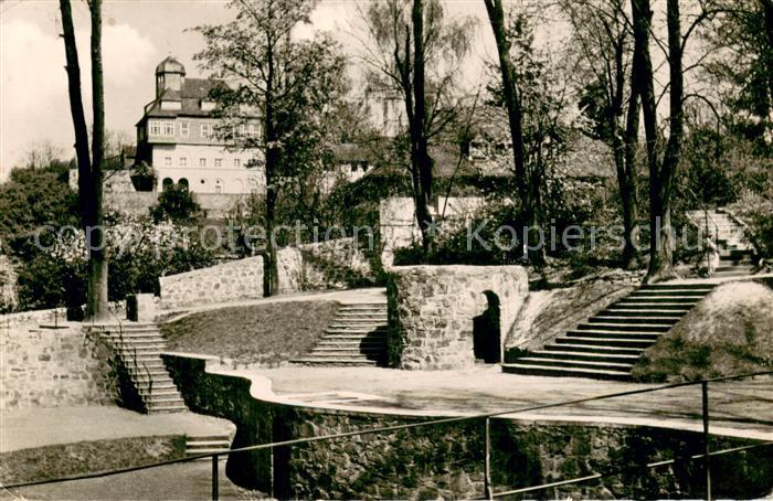 WETZLAR Lahn Hessen Freilichtbuehne im Rosengaertchen und Minneburg