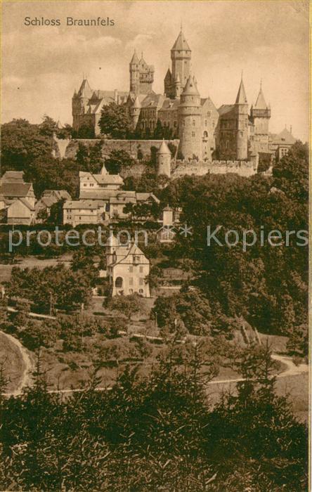 Braunfels Blick zum Schloss