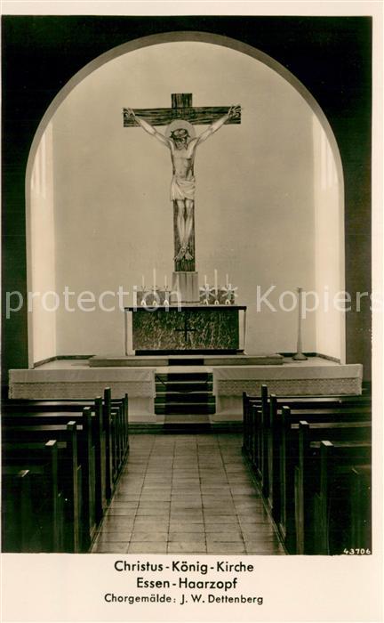 Haarzopf Christus Koenig Kirche Chorgemaelde J. W. Dettenberg