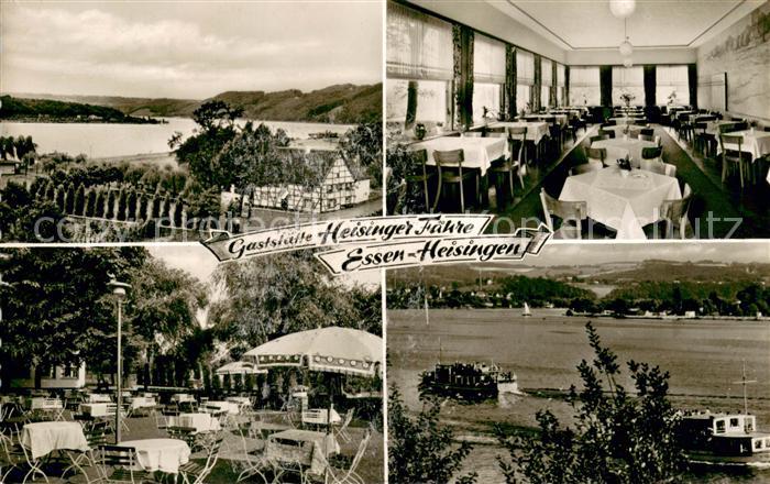 Heisingen Gaststaette Heisinger Faehre Dampfer Anlegestelle Baldeneysee